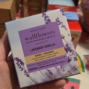 Nwt White Barn Lavender Vanilla Wallflowers Refill - Purple and Yellow